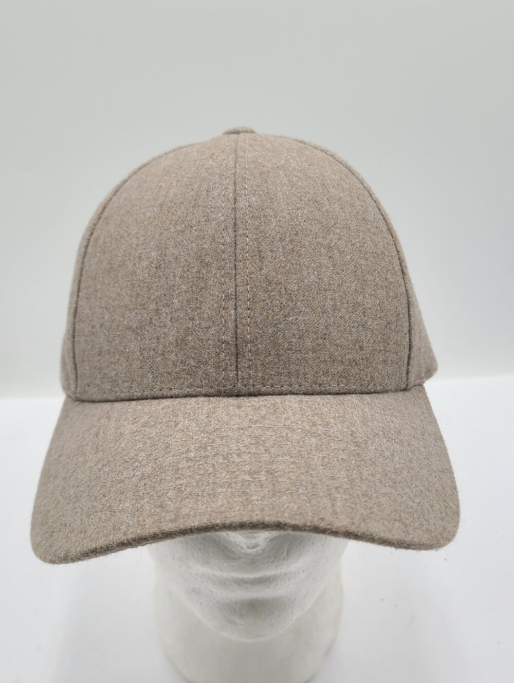 B55 Varsity Headwear Legacy Structured Beige Hat Cap Size Large